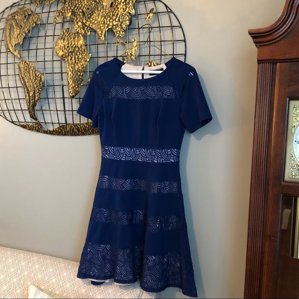 3for$20 Blue illusion cocktail dress